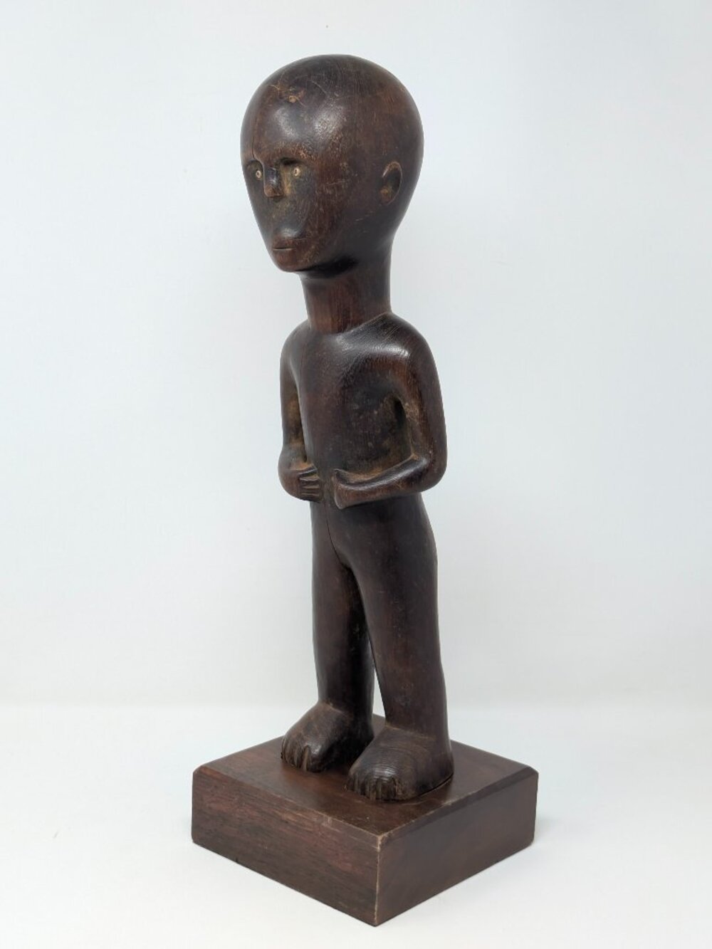 Hand-Carved Folk Art Ancestor Statue: Nyamwezi People of Tanzania
